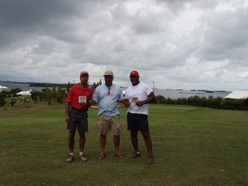 Clinark with Bredren Dion and Neeko at Riddles Bay Golf Course Bermuda Aug